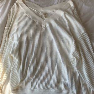 We The Free Oversized Waffle Shirt